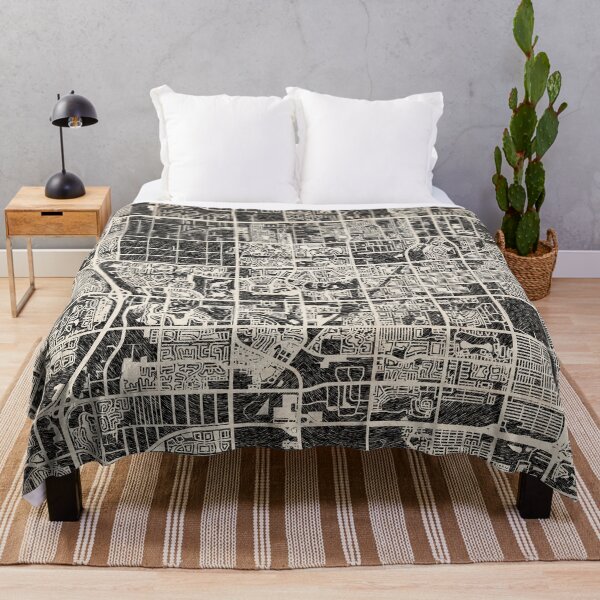 Item preview, Pembroke Pines map Florida Ink lines designed and sold by InkMaps.