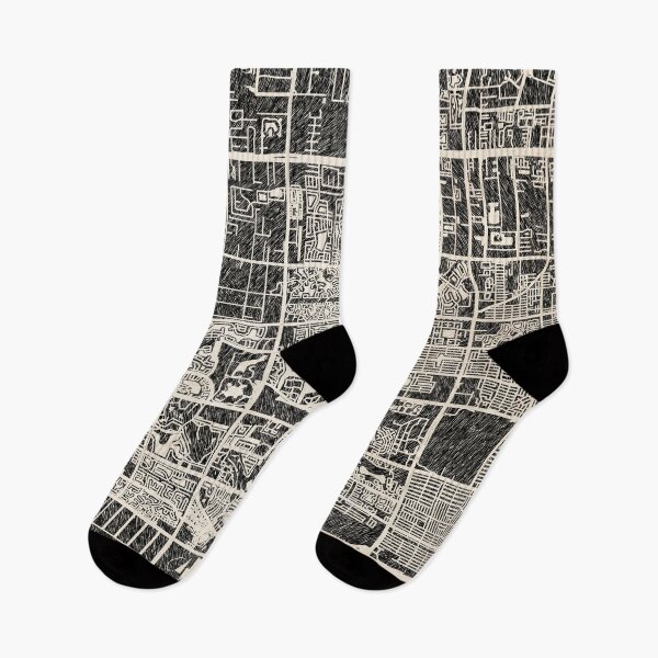 Item preview, Pembroke Pines map Florida Ink lines 2 designed and sold by InkMaps.