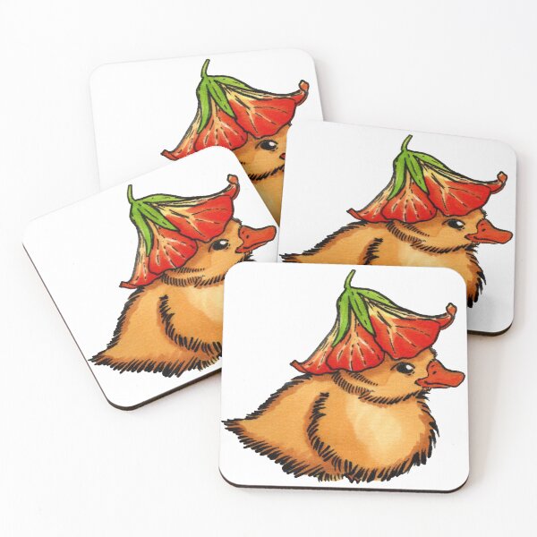 Item preview, Duckling with a Flower Hat designed and sold by -Senaar-.