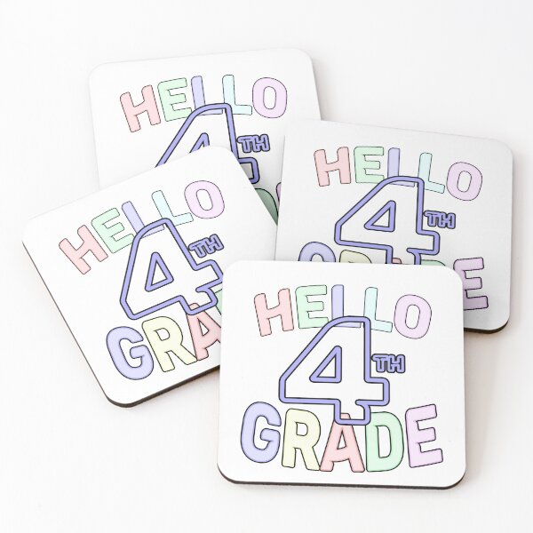 Item preview, Hello Fourth Grade designed and sold by HACOshop.