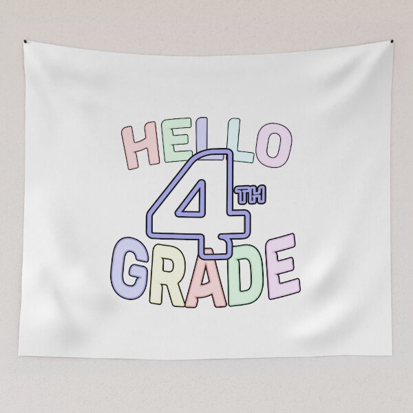 Item preview, Hello Fourth Grade designed and sold by HACOshop.