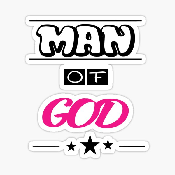 man of god Sticker