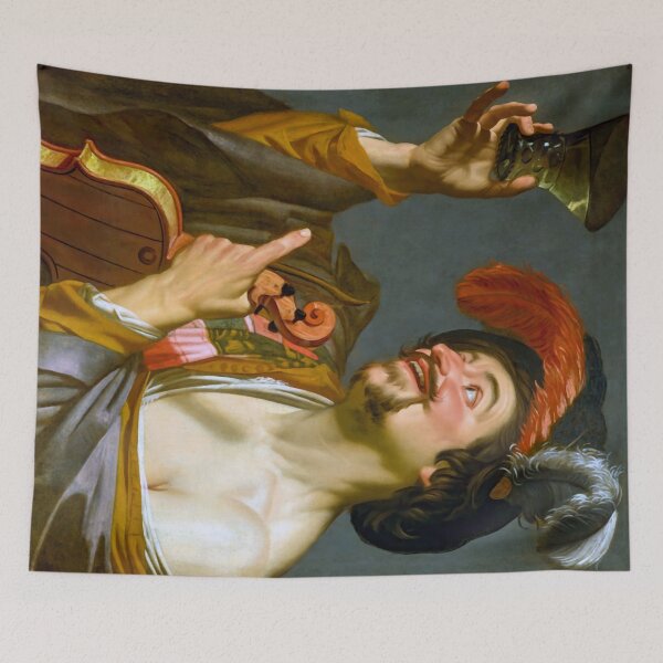 Item preview, A Merry Violinist by Gerard van Honthorst  designed and sold by academic-art.