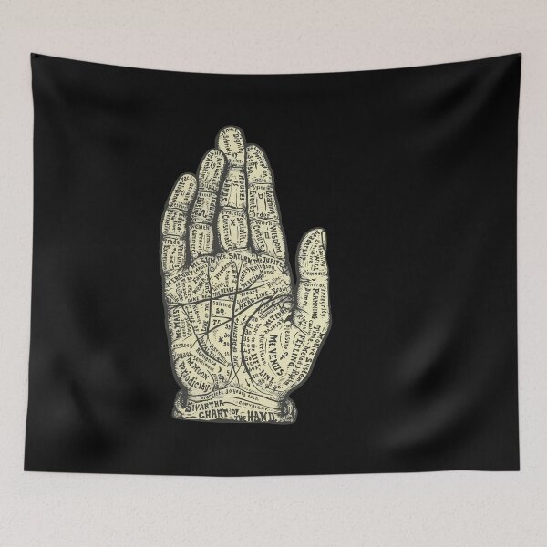 Item preview, Palmistry Hand Chart designed and sold by hojhojart.