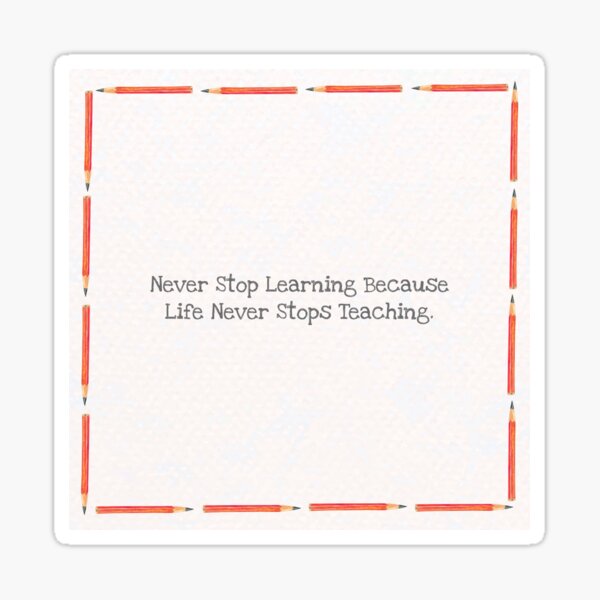 Item preview, Never Stop Learning designed and sold by SoundConvo.