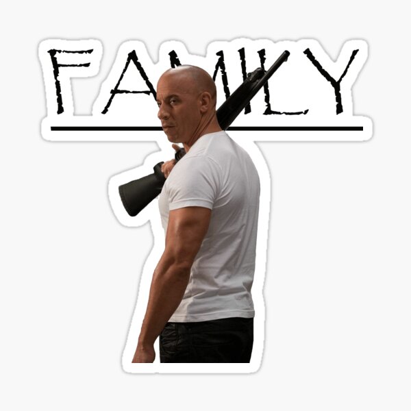 Funny Family meme, Dom Toretto Memes, Bald guy Family meme Sticker  Sticker for Sale by JayDesigns101