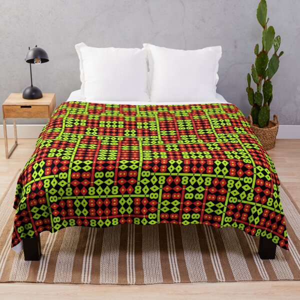Item preview, Flashy Pattern 279 | Colorful Unique Flashy Patterns | Green, Lime, Red and Black Flashy Pattern designed and sold by Dream Wear.