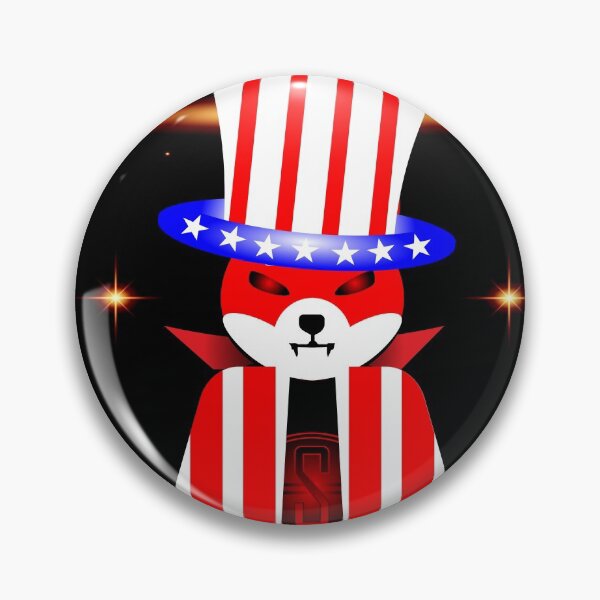 Item preview, Shiba Inu (SHIB) Crypto currency with american flag designed and sold by ZieProject.