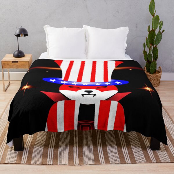 Item preview, Shiba Inu (SHIB) Crypto currency with american flag designed and sold by ZieProject.