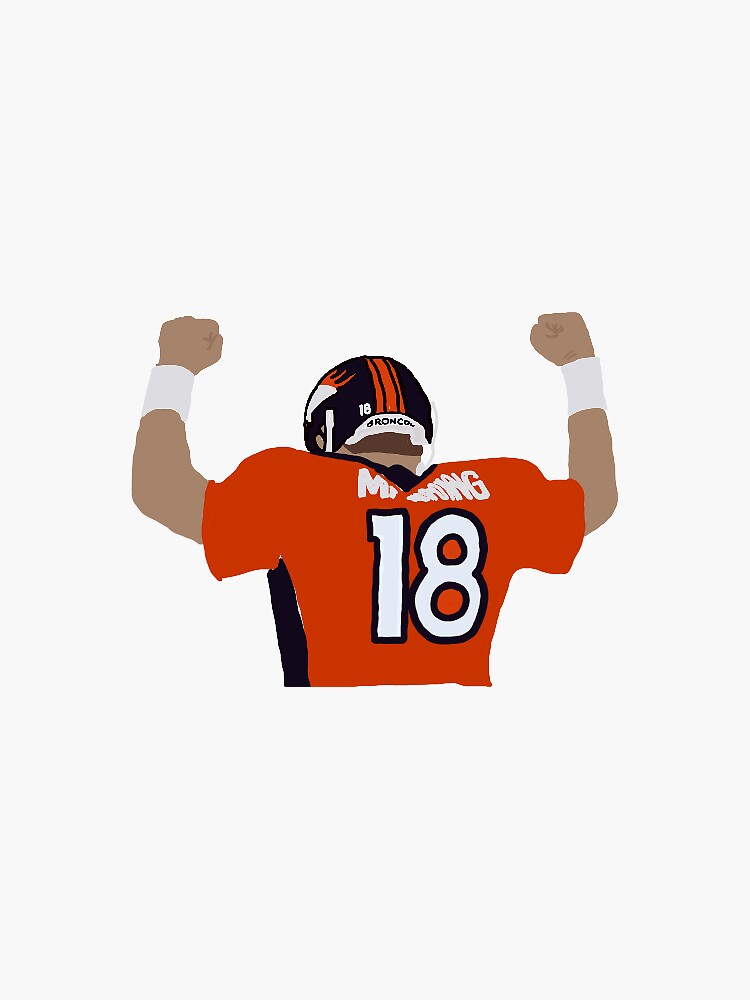 Broncos Peyton Manning Art Print