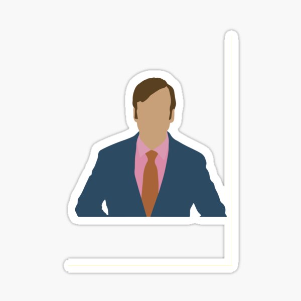 Vista previa del artículo con la obra «Arte vectorial minimalista de Saul Goodman», diseñado y vendido por jackmac32.