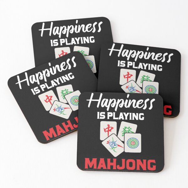 Item preview, Happiness Is Playing Mahjong - Mahjong Party Mahjong Game designed and sold by Mc-R.