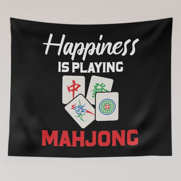 Item preview, Happiness Is Playing Mahjong - Mahjong Party Mahjong Game designed and sold by Mc-R.