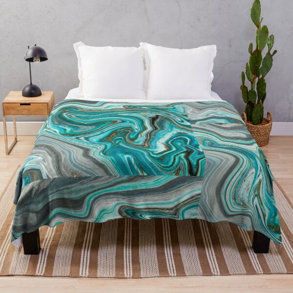 Item preview, Blue and Gray Abstract Oil Painting Pattern designed and sold by CherryDamzel.