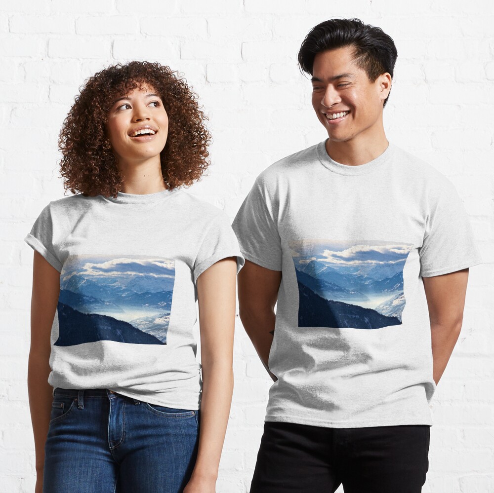 View from La Rosiere Classic T-Shirt