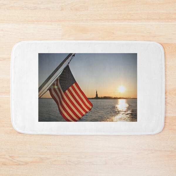 Item preview, Sunset over Liberty Island designed and sold by Sandra Lawrence.
