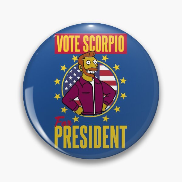 Item preview, Vote Scorpio for President Globex Corporation designed and sold by Meta Cortex.