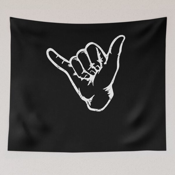 Item preview, Shaka Brah Hawaii Shirt Hang-Loose Surfer Greeting designed and sold by Renergie.