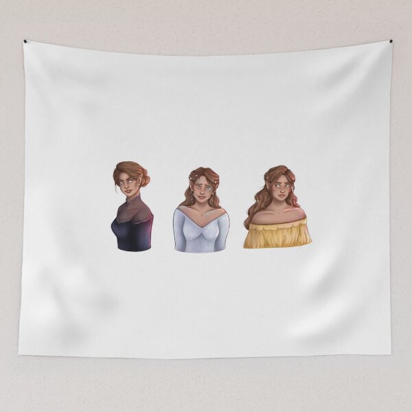 Item preview, Archeron sisters Print designed and sold by DoodlingLenn.
