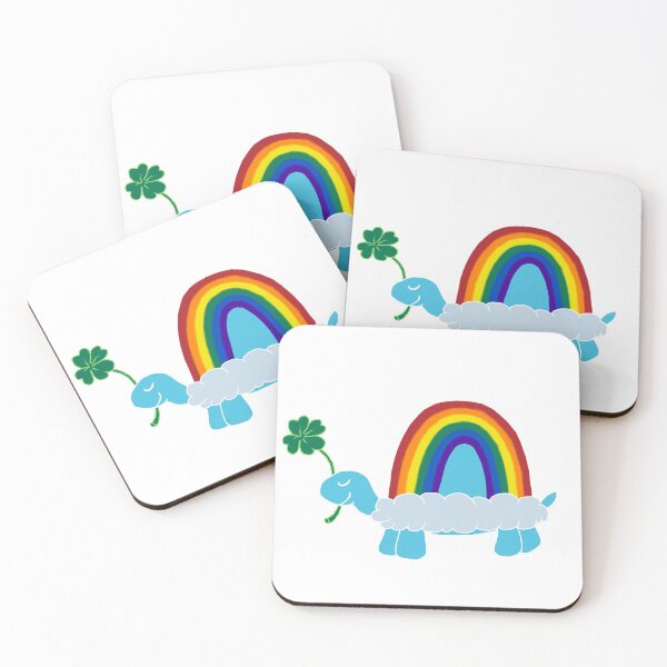 Item preview, Lucky Rainbow Turtle designed and sold by ShamrockTea.