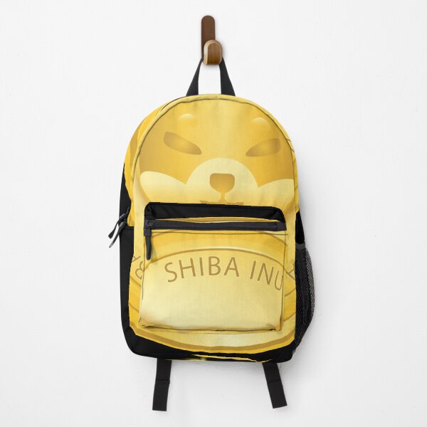 Item preview, Shiba Inu (SHIB) crypto currency tagline with golden colour designed and sold by ZieProject.