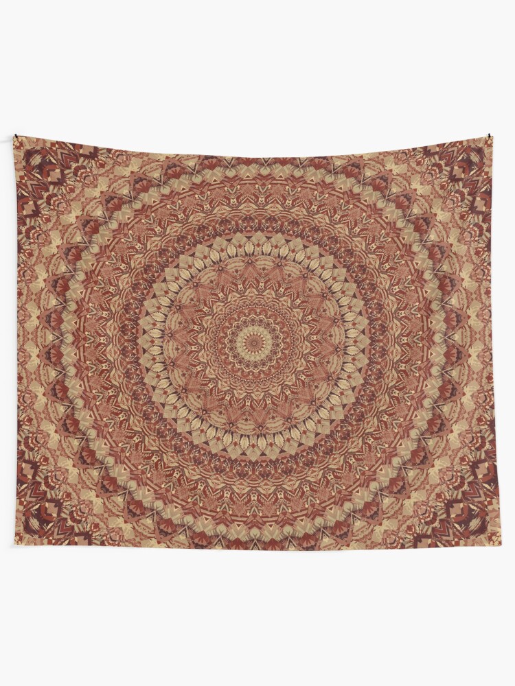 Alternate view of Mandala 132 Tapestry