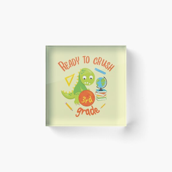 Item preview, Baby dinosaur ready to crush 3rd grade designed and sold by Kidzz.