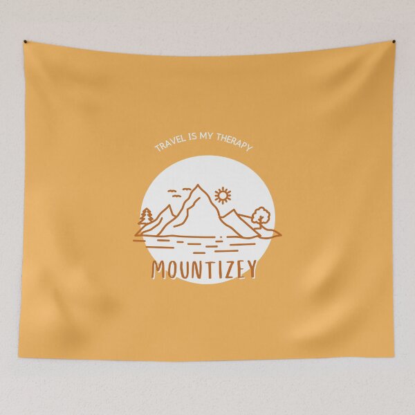 Item preview, Mountizey - Travel is my therapy designed and sold by Creatoe.