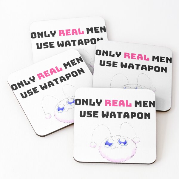 Item preview, Only Real Men Use Watapon designed and sold by It’s Beautiful Designs.