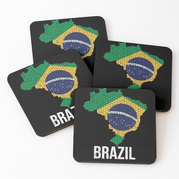 Item preview, Brazil flag country shape designed and sold by Mila1946.
