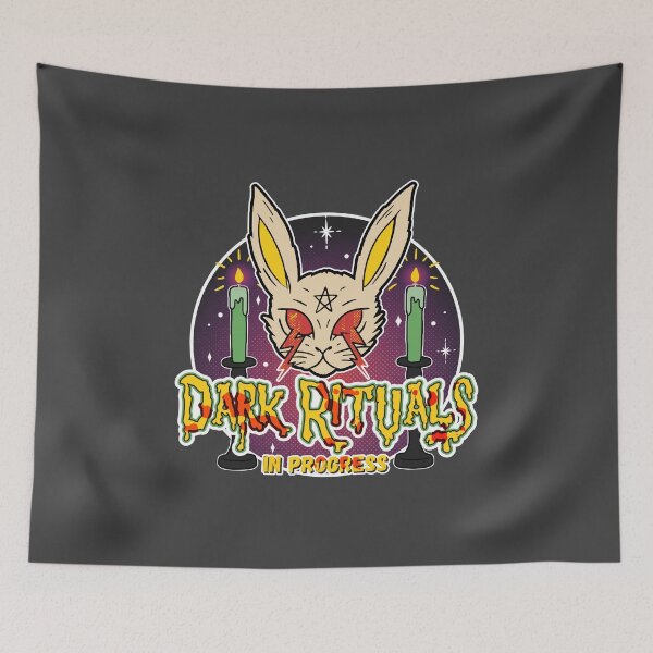 Item preview, Dark Rituals Bunny Summoning Halloween Spooktober designed and sold by 99vectors.