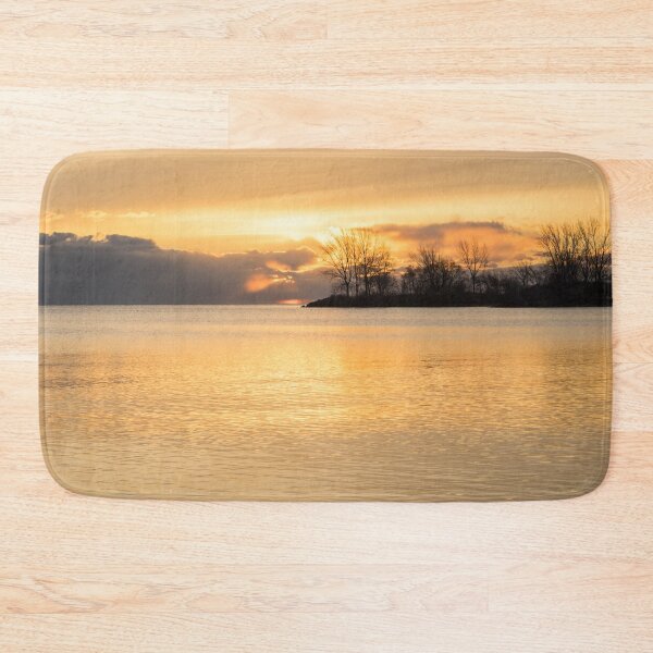Item preview, Obscured Sunrise - Golden Rays Shining Through Openings in the Clouds designed and sold by Georgia Mizuleva.