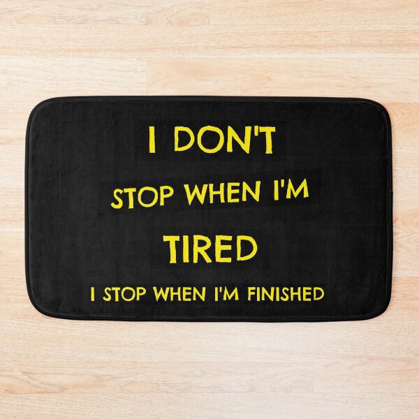 Item preview, I Stop When I'm Finished designed and sold by Marathon-Runner.