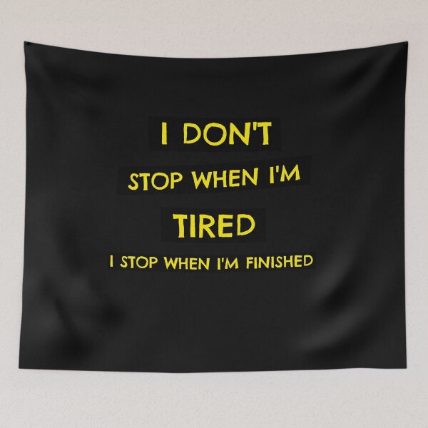 Item preview, I Stop When I'm Finished designed and sold by Marathon-Runner.