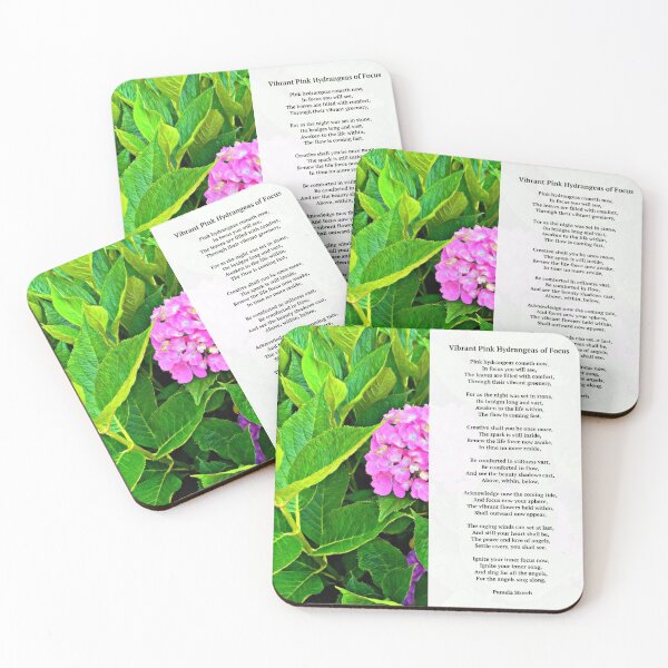 Artikelvorschau, Vibrant Pink Hortensien of Focus Poem entworfen und verkauft von Pamela Storch.