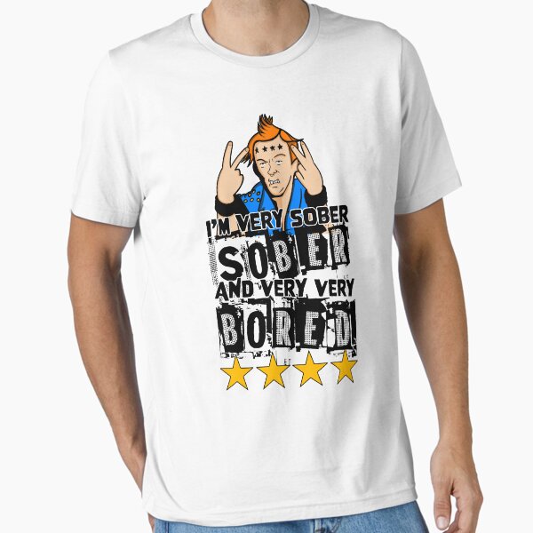 Item preview, Vyvyan I'm Very Sober, and Very Very Bored Quote designed and sold by McPod.