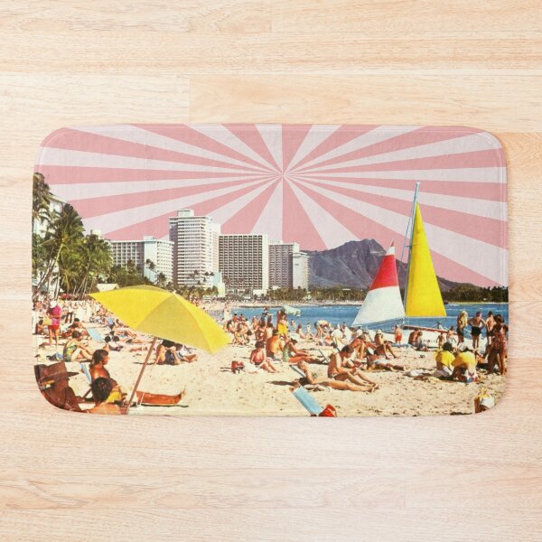 Item preview, Vintage Psychedelic Beach Collage designed and sold by Veriepear.