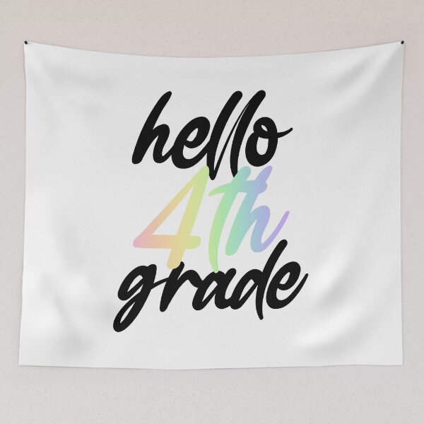 Item preview, Hello Fourth Grade Colorful designed and sold by HACOshop.