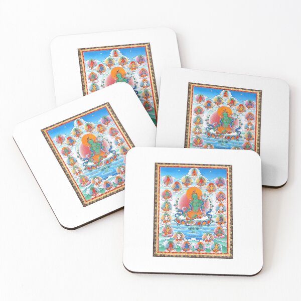 Item preview, Tibetan Thangka Green Tara Tattoo designed and sold by RBEnt.