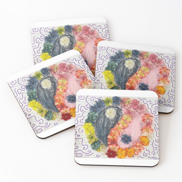 Item preview, flower yin yang designed and sold by via paints.