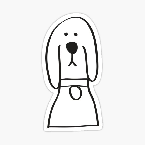 Item preview, dog designed and sold by hannahcbettis.
