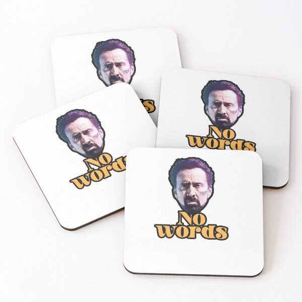 Item preview, No Words - Nicolas Cage designed and sold by BeyondTheCrue.