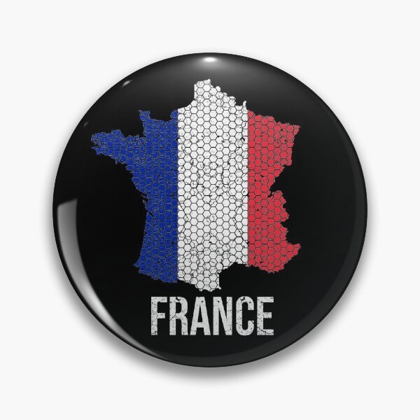 Item preview, France flag country shape designed and sold by Mila1946.