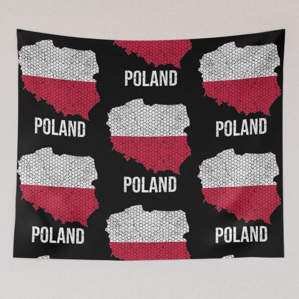 Item preview, Poland flag country shape designed and sold by Mila1946.