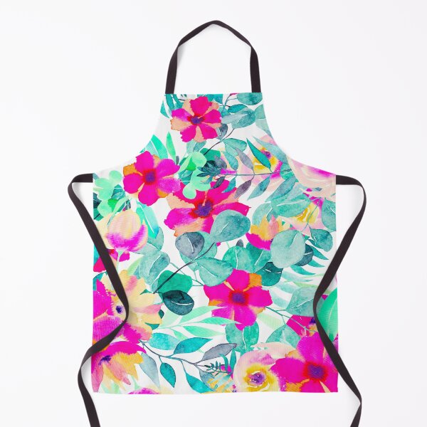 Item preview, Floral Medley 2 - Bold Pink and Blue designed and sold by AlteredAtelier.