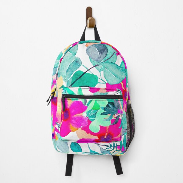 Item preview, Floral Medley 2 - Bold Pink and Blue designed and sold by AlteredAtelier.