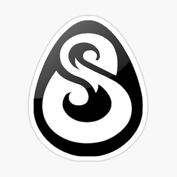 Black Dofus Logo Sticker