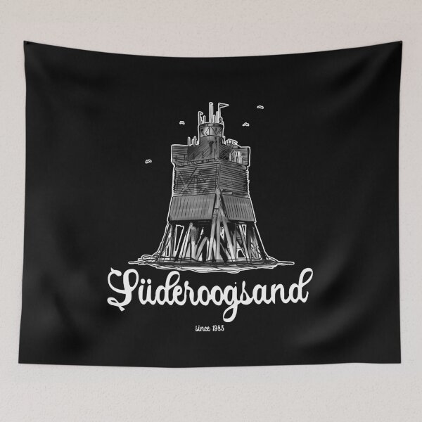 Item preview, Süderoogsand lighthouse North Sea for Schleswig-Holstein fans designed and sold by emm-j.