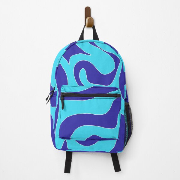 Item preview, Blue Turquoise Wave Optical Illusion Abstract Painting Pattern designed and sold by hopecope.