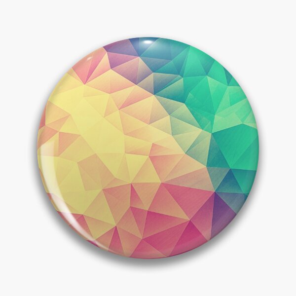 Item preview, Abstract Polygon Multi Color Cubism Low Poly Triangle Pride / LGBT Design designed and sold by badbugs.